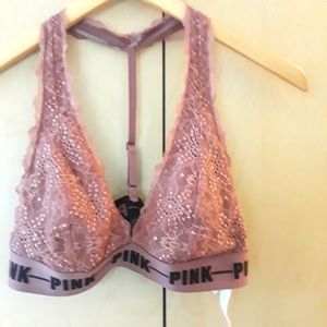 Pink Victoria's Secret Lace Mauve S Bralette